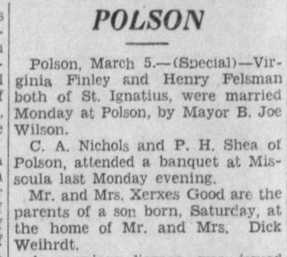 Clipping from The Missoulian